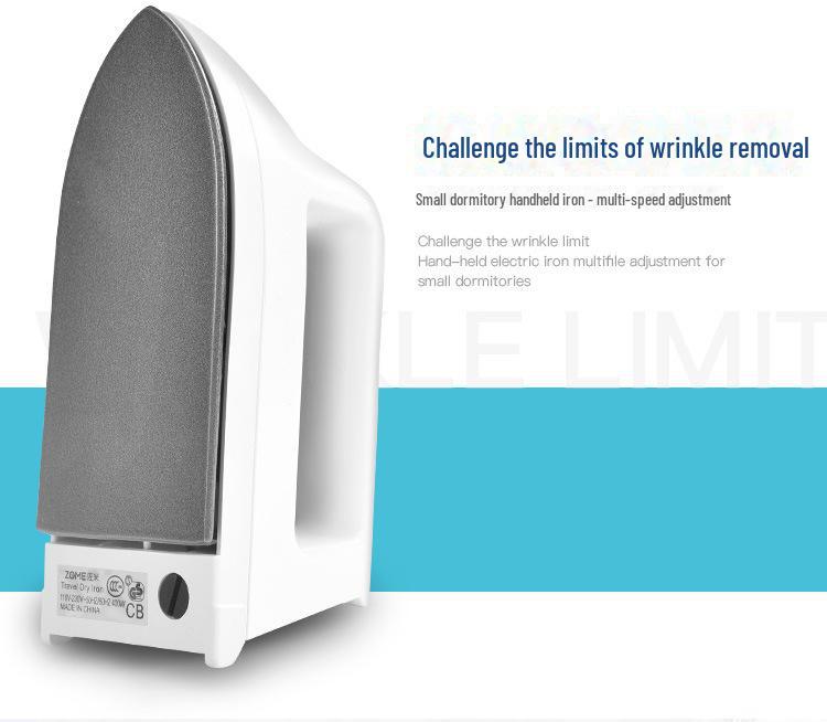 Портативный мини-электрический утюг для одежды - подходит для студенческого общежития и путешествий, маломощный, с контролем температуры