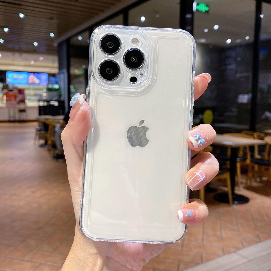 Подходит для Apple 13 Pro космический прозрачный чехол для мобильного телефона iphone17 противоударный полноразмерный 14 с мелкими отверстиями прямой край защитный чехол 1