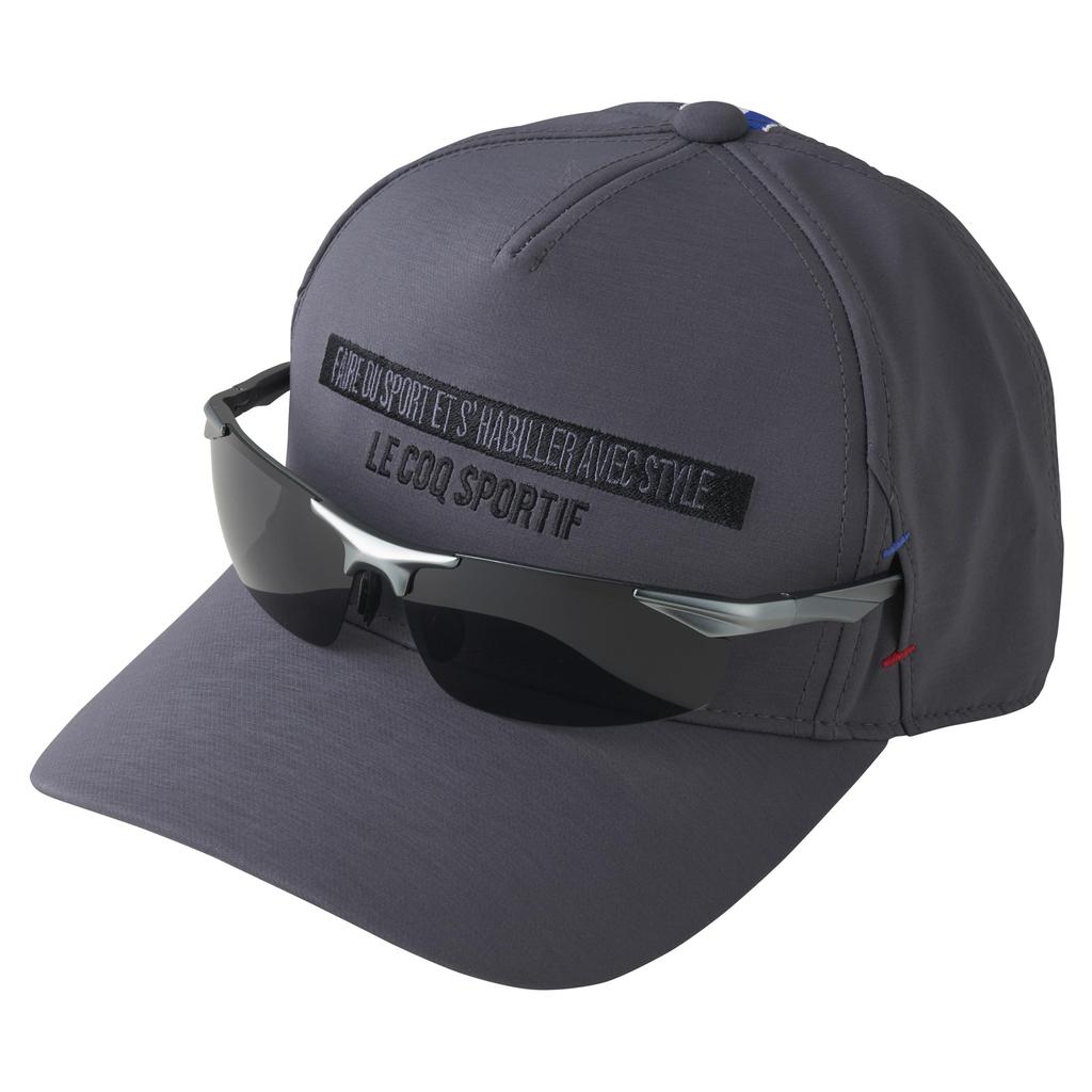 Coq Sportif Cap Cap Sunglasses Insert Tee Insert Sporty Golf LG4FCP02M GY00 [Le Golf] Golfer's Men's (Gray)