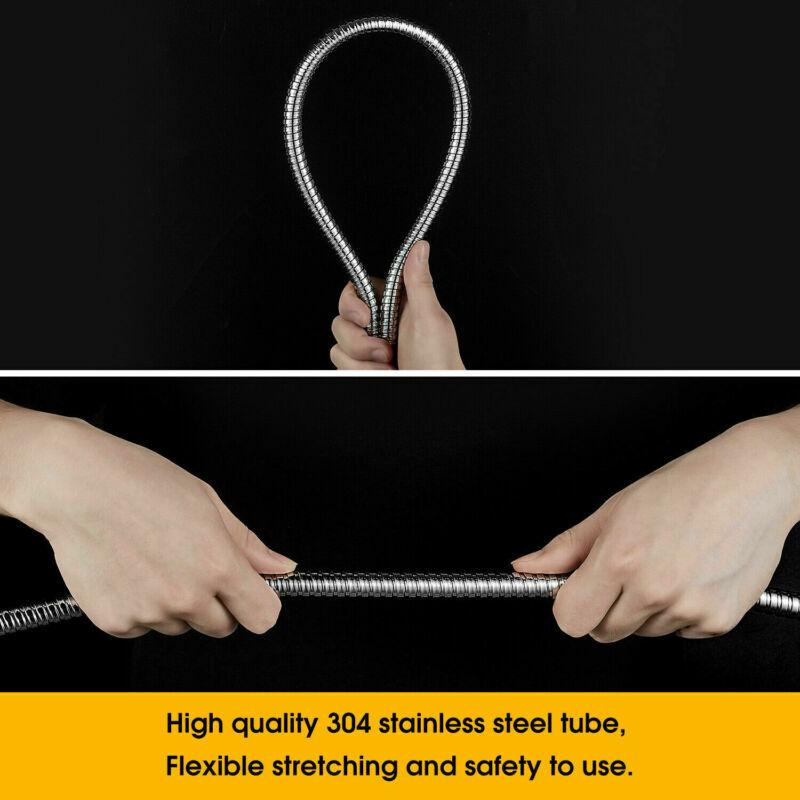 1.5M Shower Hose Stainless Steel Encrypted Explosion-proof Shower Extension Pipe Bidet Hose Bathroom Accessories