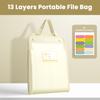Папка для файлов формата А4 на 13 слоев, высоко вместительная сумка для документов, мультяшная сумка-архив, подарок