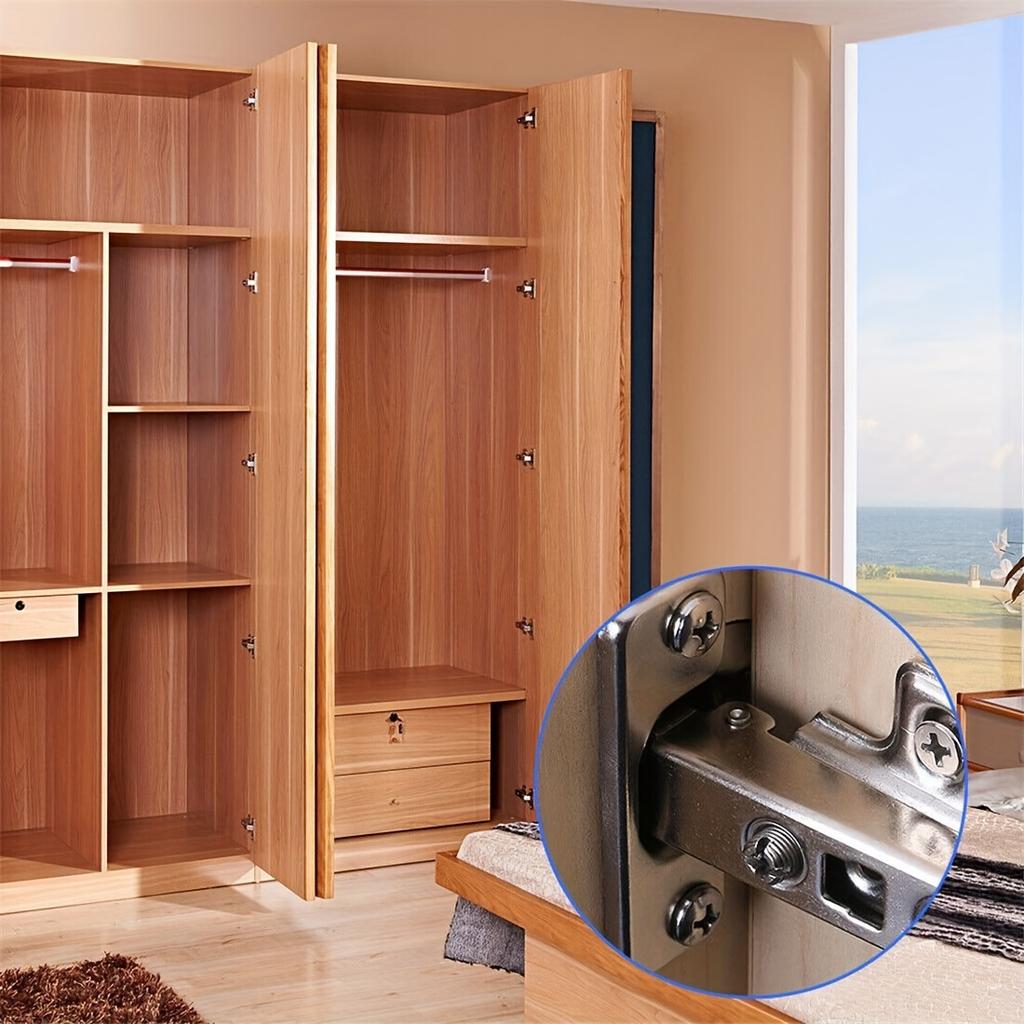 20pcs Soft Close 35mm Kitchen Cupboard, Cabinet Standard Door Hinges, Wardrobe Cabinet Fitted Pages