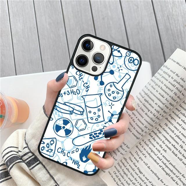 Science Chemistry Formulas Phone Case Cover For iPhone 17 Air 16 15 14 13 12 Pro Max 11 Pro Max Plus Coque Shell