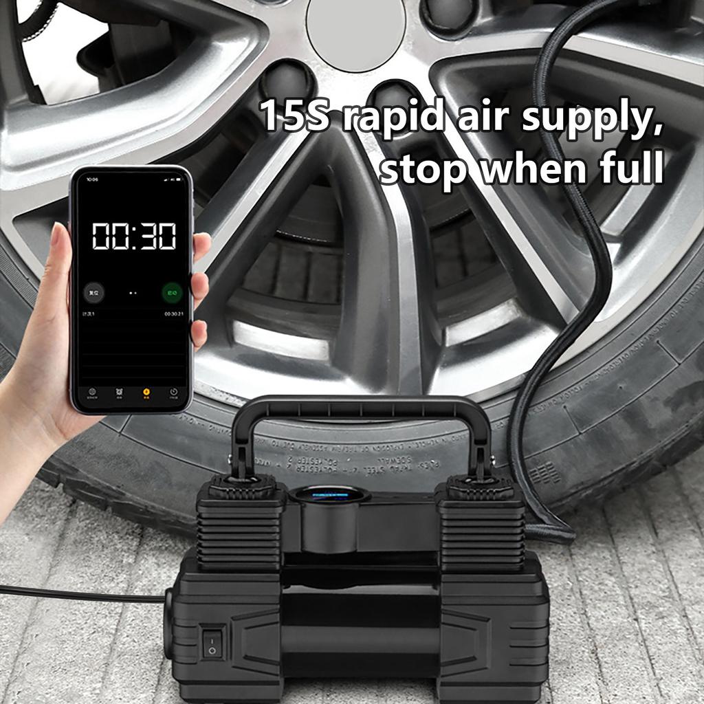 Tire Inflator Portable A-ir Compressor A-ir Pump For Car Tires 12V Auto Tire Pump Digital Pressure
