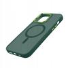 Case for iPhone 15 Pro Magsafe Magmat Reinforced Case Green Case + Glass