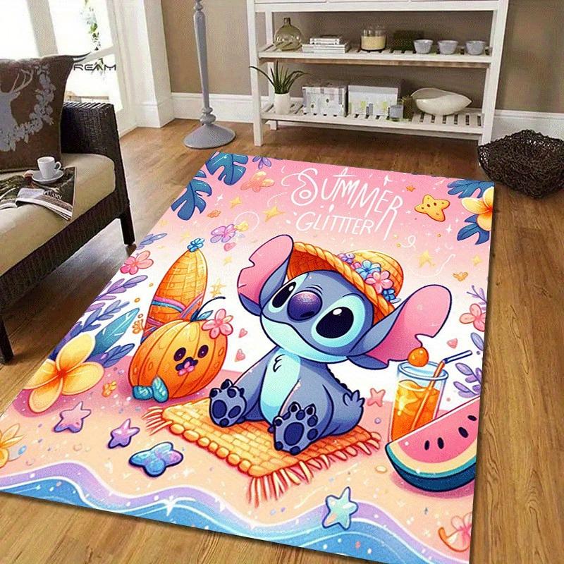 1pc Stitch Pattern Area Rug Soft Flannel Floor Mat for Living Room,Office,Bedroom and Carpet,Sofa Coffee Table Floor Mat