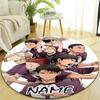 Personalized Haikyuu Round Chair Office Rug - Perfect for Mat, Office Chair & More - Ideal Gift for Birthdays and Holidays