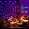 70 LED Spider Web Light String Battery Powered DIY Ghost House Decor Cobweb Atmosphere Lights for Halloween Party Haunted House