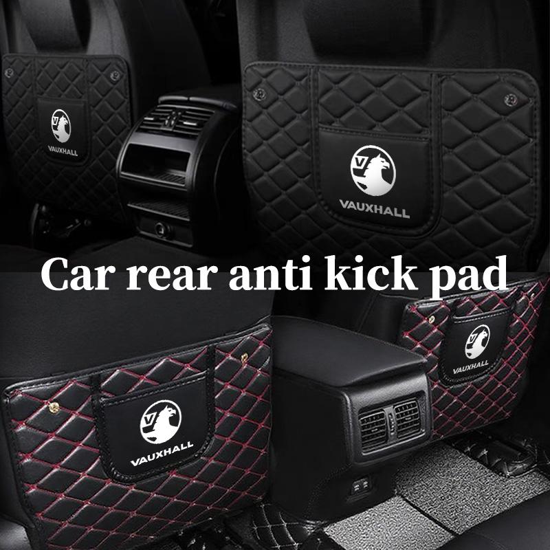 Car Seat Back Protection Anti-Kick Pad Rear Seat Storage Bag Auto Accessories For Vauxhall VXR8 Insignia Vivaro Zafira Combo
