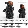 Конструктор Delta Action Special Forces с фигуркой Weilong Jiao Long глубокого синего цвета - Сборная игрушка Saiyide для мальчиков