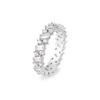 RAINDROP JEWELRY Raindrop Baguette and Double Round Cut Eternity Ring