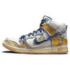 Кроссовки унисекс Carpet Company x Nike Dunk High SB Синий Белый Темно-серный CV1677-100