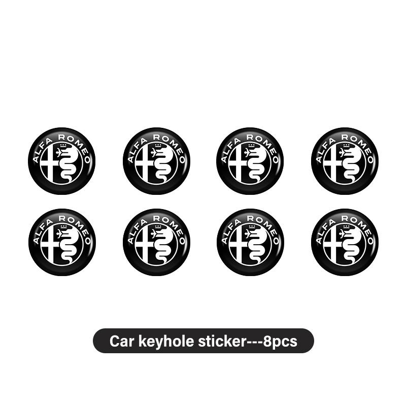 2026 Hot Alfa Romeo For Alfa Romeo 15mm Car Remote Key Stickers Car Door Badge Emblem Car Accessories 159 Giulietta 156 147 Giul