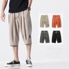Summer Harem Pants Men Short Joggers Chinese Style Calf-Length Casual Baggy Pants Male Capris Trousers Plus Size