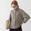 2025 New Sweaters Buttons Turtleneck Cardigan Autumn Women Solid Knitting Loose