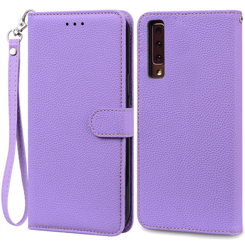 For Samsung Galaxy A7 2018 Case Galaxy A 7 2018 Cover Luxury Leather Flip Case For Samsung Galaxy A7 2018 SM-A750F Phone Cases