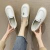 Новые весенне-осенние удобные повседневные туфли на плоской подошве с круглым носком, белые элегантные дышащие женские туфли с неглубоким носком НЕТ: 6688