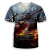 Игровые футболки World Of Tanks Мужские Женские Повседневная Мода Уличная Одежда Оверсайз Футболка с Коротким Рукавом Мужские Футболки Топы Одежда