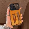 F-Фантастический Мистер. Чехол для телефона с лисой для iPhone 17 16 15 14 13 12 11 Pro Max Plus Серебристый конфетный Матовый чехол