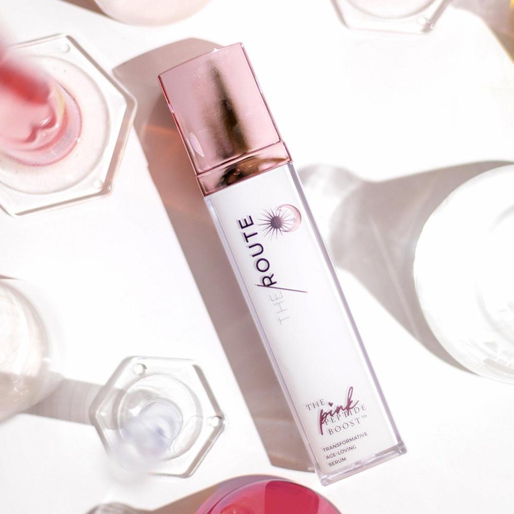 The Route The Pink Peptide Boost Сыворотка с фактором роста 1,7 унции