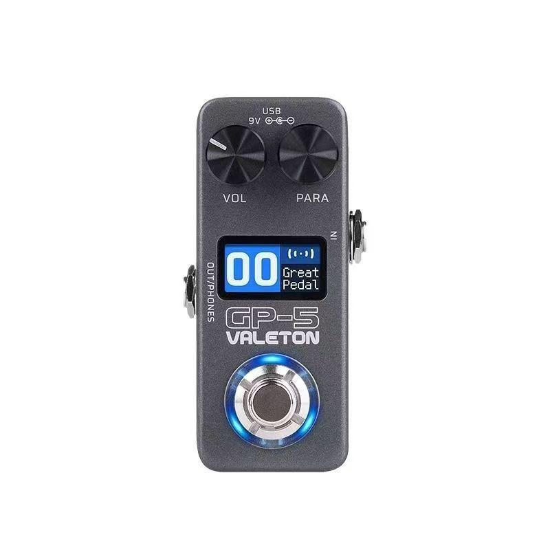 Valeton GP-50 Педалборд с мультиэффектами для электрогитары: Симулятор усилителя, Звуковая карта, Драм-машина, Педаль эффектов.