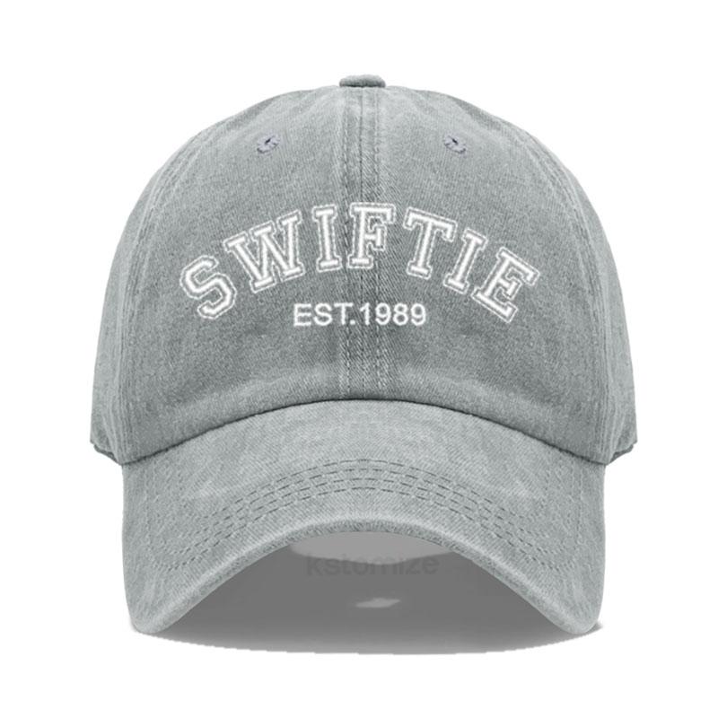 Бейсболка с вышивкой Swiftie 1989 для мужчин и женщин, унисекс, из стираного хлопка, панамка, кепка от солнца, подарок фанатам, для активного отдыха, дропшиппинг