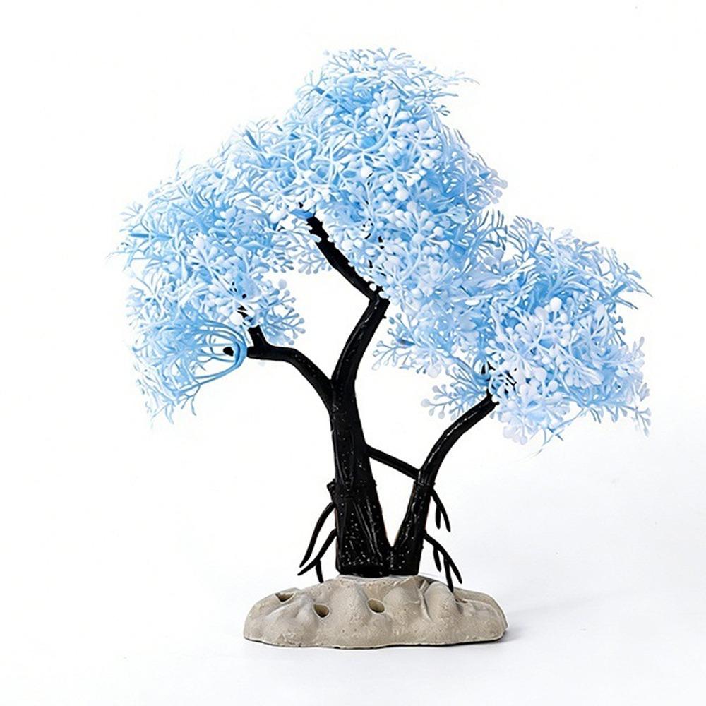 Realistic Cherry Blossom Tree Underwater Scene Landscape Tree Artificial Plant Home Ornaments