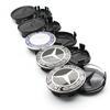 4Pcs 75mm Car Badge Wheel Center Cap For Mercedes Benz W176 W177 W204 W205 W212 W213 W206 X156 X253 W166 Hub Covers Accessories