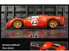 Bburago 1967 Ferrari 330 P4 Daytona Le Mans Модель винтажного гоночного автомобиля