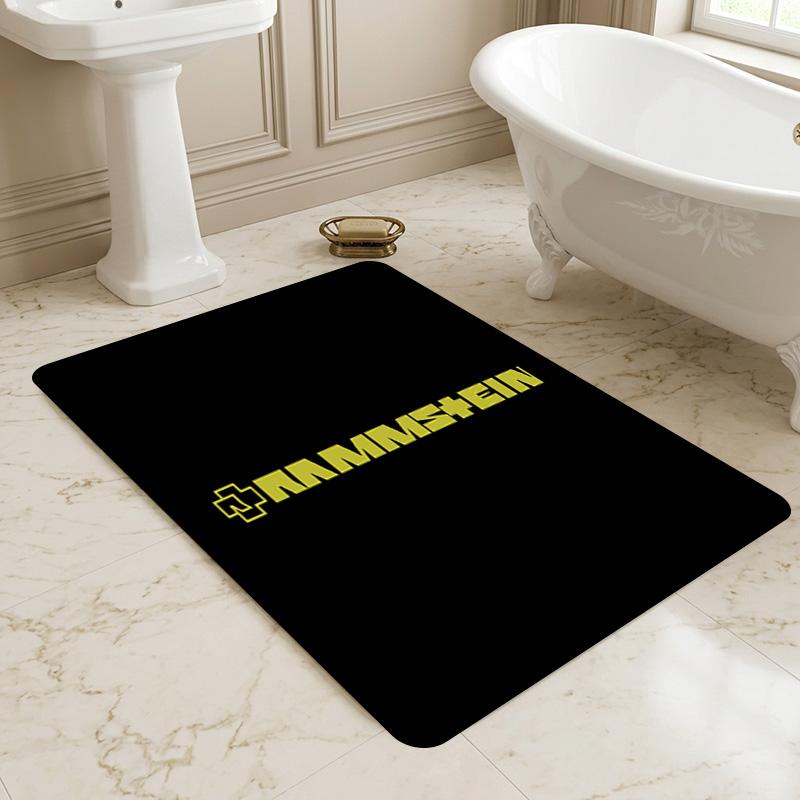 Rammstein Music Living Room Nonslip Area Rug Soft Carpet For Bedroom Game Playroom Sofa Office Home Decor Doormat Christmas Gift C930754