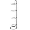 Nail-Free Sports Ball Storage Rack for Basketball, Volleyball, and Children's Basketball Hoop