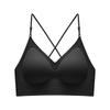 Halter U-Shape Backless Bra for Women – Padded, Adjustable, Invisible Thin Straps, Ideal for Small Chests, Summer Wear.
