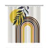 Nordic Wind Abstract Art Boho Shower Curtain Waterproof Polyester Bath Curtain Morandi Color Block Curtains For Bathroom Decor