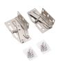 2 Sets Cabinet Door Hinges 45 Degrees Down Flip Door Scissor Spring Hinge Furniture Hardware