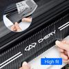 Car Trunk Bumper Guard Decals For Chery TIGGO 3 4 5 7 Pro 8Pro Max MVM X22 DR3 Amulet Fora Fulwin T11 A1 A3 A5 car Accessories z1
