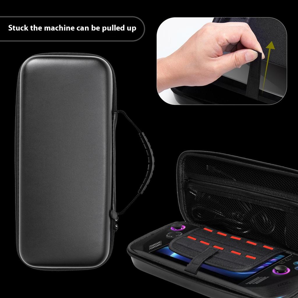 Carrying Case for Asus ROG Ally X Game Console and Accessories Shockproof EVA Handheld Case