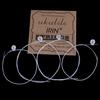4 Pcs/Set Ukulele Strings White Nylon U105 A E C G Tuning Ukulele String