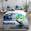 Новый игровой комплект постельного белья Palworld, одеяло, покрывало, пододеяльник, наволочка, комплект из 2-3 предметов, украшение для спальни, домашний текстиль