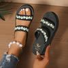 Fashion Slippers Women Summer Slides Shoes Without Heel Ladies Flip Flops Platform On A Wedge Sliders Flat Flip-flops Wedges