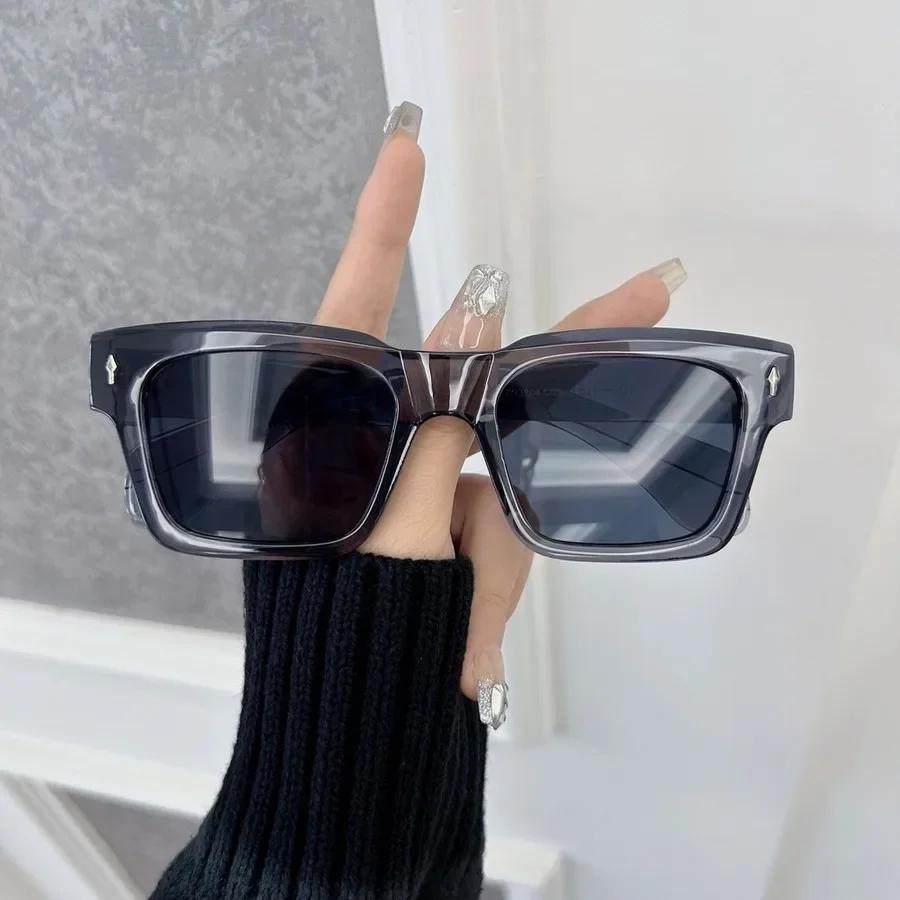 Designer Brand Square Sunglasses Women Men Colorful Cat Eye Frame Sun Glasses Female Mirror Colors Cool Fashion