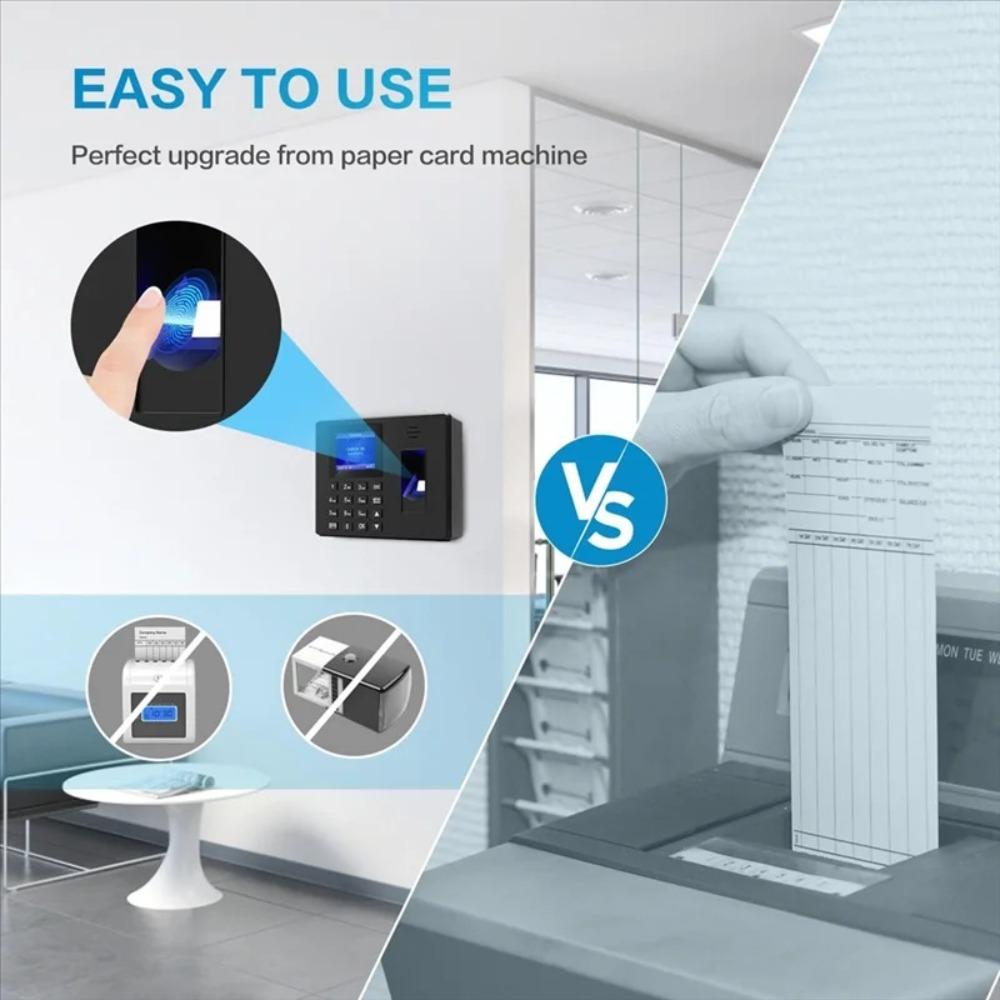 Multifunctional Fingerprint Attendance Machine Employees Exit Data Recorder Company