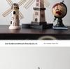 Modern Retro Dutch Windmill Wine Cabinet Tabletop Decoration