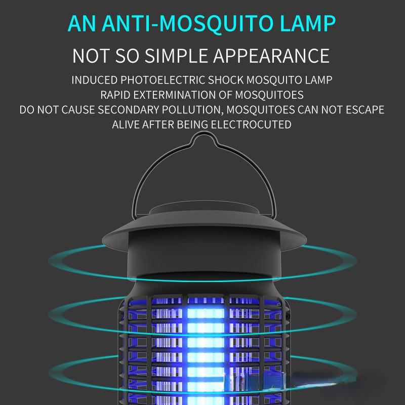 Малошумная комнатная лампа-репеллент от комаров, бытовая электрическая лампа-ловушка для насекомых, уличный светодиодный светильник от комаров 165*165*270 мм