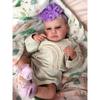 Кукла LOULOU AWAKE Reborn 49 см, 3D кожа, веновизуальная кукла, игрушка