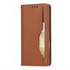 (iPhone 17, Light Brown) For iPhone 17 Cell Phone Case Magnetic Closing PU Leather Stand Cover