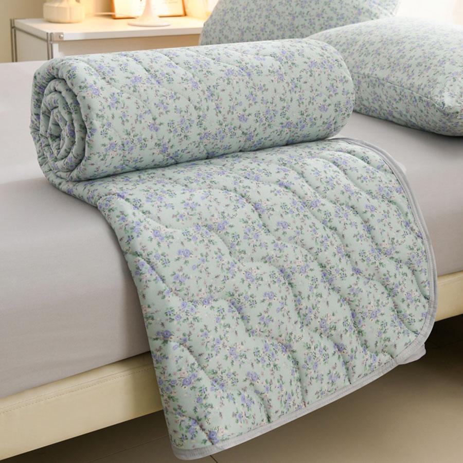 Новое одеяло с цветочным принтом для весны и лета для односпальной и двуспальной кровати, мягкое, приятное к коже, дышащее, удобное, одеяло для кондиционера