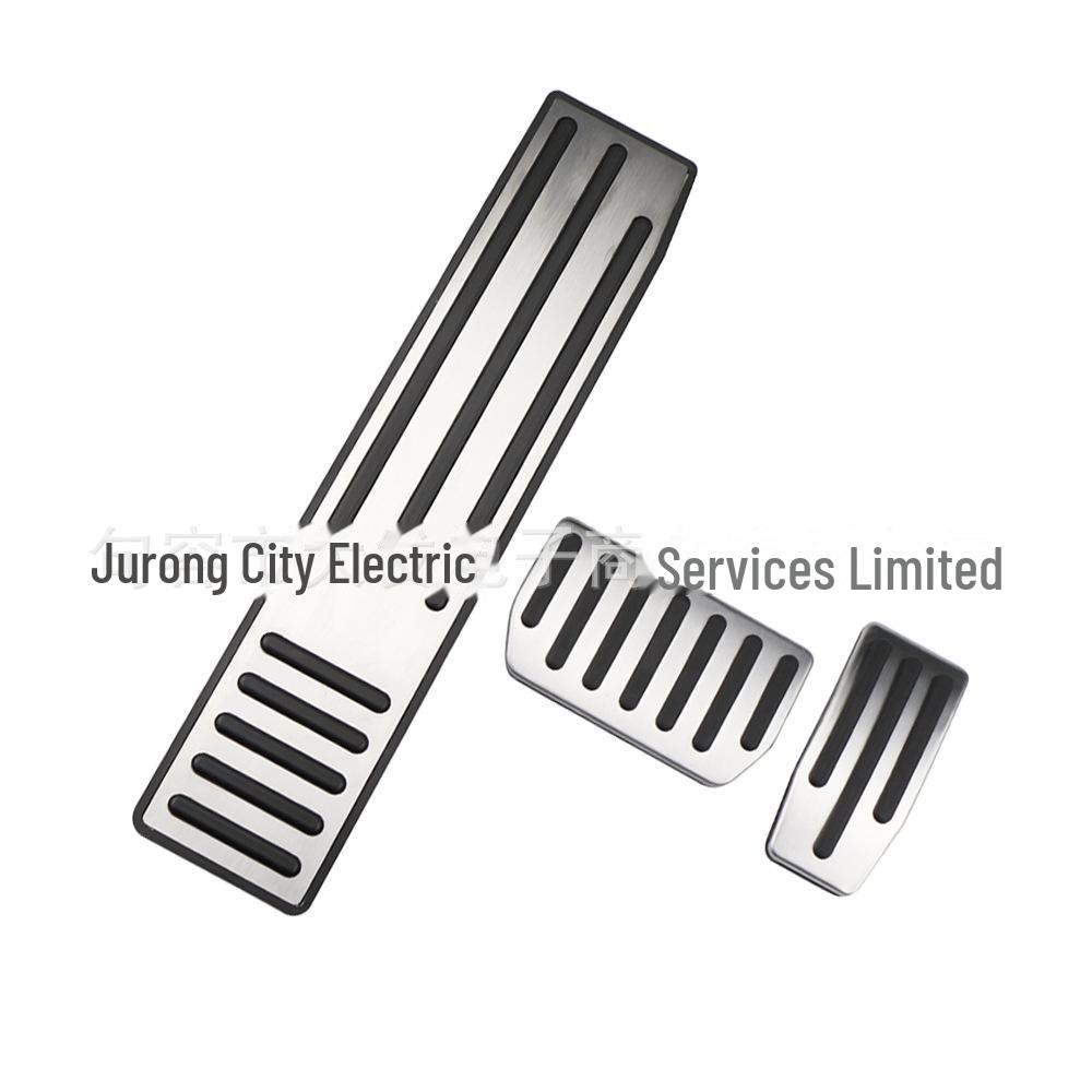 Металлические накладки на педали тормоза и акселератора Tesla Model X/S (Не бурение)