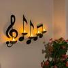 Black Music Note Wall Sconce Treble Clef Quarter Note Double Note for Office Store Wall Yard Porch Garage Door Gifts Home Decor