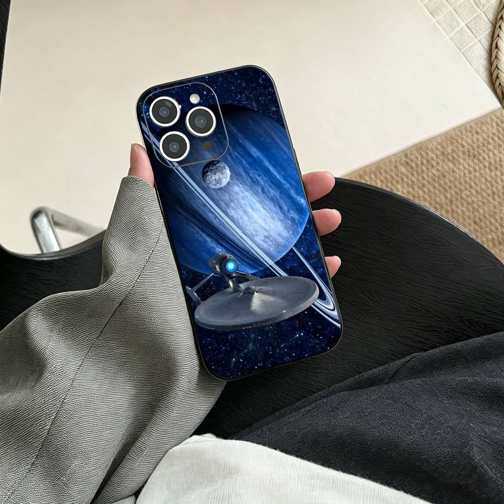 S-Звездный путь Корабли Чехол для телефона Для iPhone 17, 16,15,14,13,12,11 Plus,Pro Max, Другие Мягкий Черный Чехол