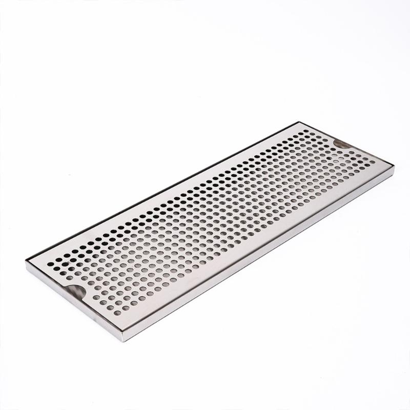 Metal steels Beer Drip Tray Metal Beer Tower Drip Pan Surfaces Mount No Drain Drip Tray Metal Drip Tray Enduring